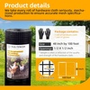 image:imageBlack Hardware Cloth 12 inch 48 x 100ft PVC Coated Wire Mesh Vinyl Coated Fence Welded Metal Chicken Wire Fencing Roll Garden Plant Fencing for Chicken Coop and Home ImprovementBlack