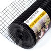 image:imageBlack Hardware Cloth 12 inch 48 x 100ft PVC Coated Wire Mesh Vinyl Coated Fence Welded Metal Chicken Wire Fencing Roll Garden Plant Fencing for Chicken Coop and Home ImprovementBlack