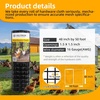 image:imageBlack Hardware Cloth 12 inch 48 x 100ft PVC Coated Wire Mesh Vinyl Coated Fence Welded Metal Chicken Wire Fencing Roll Garden Plant Fencing for Chicken Coop and Home ImprovementBlack