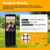 image:imageBlack Hardware Cloth 12 inch 48 x 100ft PVC Coated Wire Mesh Vinyl Coated Fence Welded Metal Chicken Wire Fencing Roll Garden Plant Fencing for Chicken Coop and Home ImprovementBlack