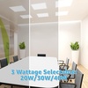 image:imageArt3d 2x2FT LED Flat Panel Light Selectable CCT 300040005000K 010V Dim 5500LM Flush Mount Ceiling Light ULampETL Listed 1 Pack