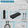image:imageArt3d Dimmable LED Strip Light  Silicone Flexible Rope Lighting 6pcs Recessed Kit for Slat Wall Panel Bedroom DIY Home Decor  Black Housing with White Light