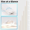 image:imageArt3d Dimmable LED Strip Light  Silicone Flexible Rope Lighting 6pcs Recessed Kit for Slat Wall Panel Bedroom DIY Home Decor  White Housing with Warm Light