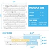 image:imageArt3d Peel and Stick Wall Tiles in Teal  10Pack of 12 x12 Thickened Design Backsplash SelfAdhesive Tile for Kitchen amp Bathroom DecorWhite Marble