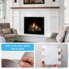 image:imageArt3d Peel and Stick Wall Tiles in Teal  10Pack of 12 x12 Thickened Design Backsplash SelfAdhesive Tile for Kitchen amp Bathroom DecorWhite Stone Marble