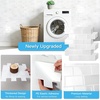 image:imageArt3d Peel and Stick Wall Tiles in Teal  10Pack of 12 x12 Thickened Design Backsplash SelfAdhesive Tile for Kitchen amp Bathroom DecorWhite Stone Marble