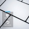 image:imageArt3d Peel and Stick Wall Tiles in Teal  10Pack of 12 x12 Thickened Design Backsplash SelfAdhesive Tile for Kitchen amp Bathroom DecorWhite With Black Grout