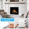 image:imageArt3d Peel and Stick Wall Tiles in Teal  10Pack of 12 x12 Thickened Design Backsplash SelfAdhesive Tile for Kitchen amp Bathroom DecorWhite with Silver Grout