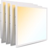 image:imageArt3d 2x2 FT LED Flat Panel Flush Mount Ceiling Light 3CCT Selectable Color Temperature 3000K4000K5000K 010V Dimmable 5500LM 20W30W40W Drop Ceiling Light ULampETL Listed 4 Pack