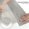 image:imageArt3d 24 x 12 SPC ClickLock Floating Floor Tiles 24 Sq Ft 12Pack Luxury Look Flooring for Indoor Use Waterproof amp FireResistant GraphiteAsh