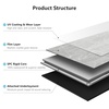 image:imageArt3d 24 x 12 SPC ClickLock Floating Floor Tiles 24 Sq Ft 12Pack Luxury Look Flooring for Indoor Use Waterproof amp FireResistant GraphiteGraphite