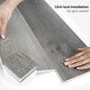 image:imageArt3d 24 x 12 SPC ClickLock Floating Floor Tiles 24 Sq Ft 12Pack Luxury Look Flooring for Indoor Use Waterproof amp FireResistant GraphiteGrey