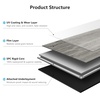 image:imageArt3d 24 x 12 SPC ClickLock Floating Floor Tiles 24 Sq Ft 12Pack Luxury Look Flooring for Indoor Use Waterproof amp FireResistant GraphiteOak