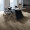 image:imageArt3d 24 x 12 SPC ClickLock Floating Floor Tiles 24 Sq Ft 12Pack Luxury Look Flooring for Indoor Use Waterproof amp FireResistant GraphiteWarm Brown
