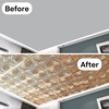 image:imageArt3d 48Pack PVC Drop Ceiling Tiles 192 SqFt 24x24 Decorative Panels for Home and Office 2ft x 2ft MultiPack Crisp White FinishClassic Bronze