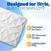 image:imageArt3d 48Pack PVC Drop Ceiling Tiles 192 SqFt 24x24 Decorative Panels for Home and Office 2ft x 2ft MultiPack Crisp White FinishMilk White