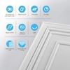 image:imageArt3d 48Pack PVC Drop Ceiling Tiles 192 SqFt 24x24 Decorative Panels for Home and Office 2ft x 2ft MultiPack Crisp White FinishSnow White