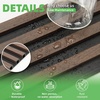 image:imageArt3d 8Pack 96 x 6 WPC Wall Panels 3D Wood Fluted Acoustic Accent Wall Paneling Mondern Wainscoting Panels for Interior Wall Decor Living Room Bedroom Office Covering 32 Sqft WalnutWalnut