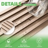 image:imageArt3d 8Pack 96 x 6 WPC Wall Panels 3D Wood Fluted Acoustic Accent Wall Paneling Mondern Wainscoting Panels for Interior Wall Decor Living Room Bedroom Office Covering 32 Sqft WalnutTextured Brown
