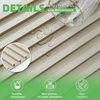 image:imageArt3d 8Pack 96 x 6 WPC Wall Panels 3D Wood Fluted Acoustic Accent Wall Paneling Mondern Wainscoting Panels for Interior Wall Decor Living Room Bedroom Office Covering 32 Sqft WalnutElegant Champagne