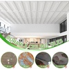 image:imageArt3d Decorative Drop Ceiling Tiles 2x4 ftQuick Install Decorative 3D PVC Ceiling Panels for Room and Commerical Decor12 Pack Covers 96 Sqft Rectangular WhiteRectangular White