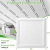 image:imageArt3d Decorative Drop Ceiling Tiles 2x4 ftQuick Install Decorative 3D PVC Ceiling Panels for Room and Commerical Decor12 Pack Covers 96 Sqft Rectangular WhiteWhite