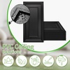 image:imageArt3d Decorative Drop Ceiling Tiles 2x4 ftQuick Install Decorative 3D PVC Ceiling Panels for Room and Commerical Decor12 Pack Covers 96 Sqft Rectangular WhiteRectangular Black