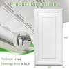 image:imageArt3d Decorative Drop Ceiling Tiles 2x4 ftQuick Install Decorative 3D PVC Ceiling Panels for Room and Commerical Decor12 Pack Covers 96 Sqft Rectangular WhiteRectangular White