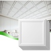 image:imageArt3d Decorative Drop Ceiling Tiles 2x4 ftQuick Install Decorative 3D PVC Ceiling Panels for Room and Commerical Decor12 Pack Covers 96 Sqft Rectangular WhiteWhite