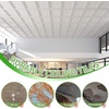 image:imageArt3d Decorative Drop Ceiling Tiles 2x4 ftQuick Install Decorative 3D PVC Ceiling Panels for Room and Commerical Decor12 Pack Covers 96 Sqft Rectangular WhiteWhite