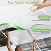 image:imageArt3d Decorative Drop Ceiling Tiles 2x4 ftQuick Install Decorative 3D PVC Ceiling Panels for Room and Commerical Decor12 Pack Covers 96 Sqft Rectangular WhiteWhite