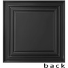 image:imageArt3d PVC Ceiling Tiles 2x2 Plastic Sheet in Pure White 48Pack MultiPackSquare Black