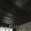 image:imageArt3d PVC Ceiling Tiles 2x2 Plastic Sheet in Pure White 48Pack MultiPackSquare Black