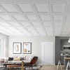 image:imageArt3d PVC Ceiling Tiles 2x2 Plastic Sheet in Pure White 48Pack MultiPackWhite 1
