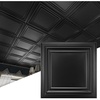 image:imageArt3d 48Pack PVC Drop Ceiling Tiles 192 SqFt 24x24 Decorative Panels for Home and Office 2ft x 2ft MultiPack Crisp White FinishMatte Black