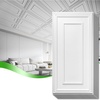 image:imageArt3d Decorative Drop Ceiling Tiles 2x4 ftQuick Install Decorative 3D PVC Ceiling Panels for Room and Commerical Decor12 Pack Covers 96 Sqft Rectangular WhiteRectangular White