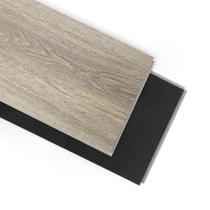 image:imageArt3d 24 x 12 SPC ClickLock Floating Floor Tiles 24 Sq Ft 12Pack Luxury Look Flooring for Indoor Use Waterproof amp FireResistant GraphiteWarm Brown
