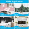 image:imageArt3d 114 x 9 Inch HeavyDuty Peel and Stick Backsplash for Home Dcor 10Pack Vinyl Wall Tiles for Kitchen Countertop White StoneGreen