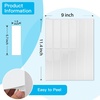 image:imageArt3d 114 x 9 Inch HeavyDuty Peel and Stick Backsplash for Home Dcor 10Pack Vinyl Wall Tiles for Kitchen Countertop White StoneWhite