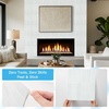 image:imageArt3d 114 x 9 Inch HeavyDuty Peel and Stick Backsplash for Home Dcor 10Pack Vinyl Wall Tiles for Kitchen Countertop White StoneWhite Stone
