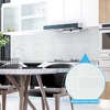 image:imageArt3d 114 x 9 Inch HeavyDuty Peel and Stick Backsplash for Home Dcor 10Pack Vinyl Wall Tiles for Kitchen Countertop White StoneWhite Stone