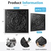 image:imageArt3d Barque Decorative Ceiling Tile 2x2 ft  Pack of 12 Covers 48 Sqft PVC Lightweight Waterproof Drop Ceiling Tiles for Living Room Office amp Commercial Use WhiteBlack