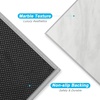 image:imageArt3d Marble Textured ClickLock Vinyl Floor Tiles 12Pack 24 x 12 Inch Floor Planks  Waterproof Flooring for Living Room Kitchen Basement Ideal for New Home Buyers amp Future Movers Gray MarbleWhite Jade