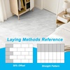 image:imageArt3d Marble Textured ClickLock Vinyl Floor Tiles 12Pack 24 x 12 Inch Floor Planks  Waterproof Flooring for Living Room Kitchen Basement Ideal for New Home Buyers amp Future Movers Gray MarbleWhite Jade