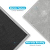image:imageArt3d Marble Textured ClickLock Vinyl Floor Tiles 12Pack 24 x 12 Inch Floor Planks  Waterproof Flooring for Living Room Kitchen Basement Ideal for New Home Buyers amp Future Movers Gray MarbleGray Marble
