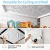image:imageArt3d Vintage Flower Ceiling Tile 2x2 ft  Pack of 12 Covers 48 Sqft PVC Lightweight Waterproof Drop Ceiling Tiles for Living Room Bedroom Office amp Basement Antique GoldWhite