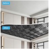 image:imageArt3d Vintage Flower Ceiling Tile 2x2 ft  Pack of 12 Covers 48 Sqft PVC Lightweight Waterproof Drop Ceiling Tiles for Living Room Bedroom Office amp Basement Antique GoldBlack