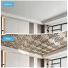 image:imageArt3d Vintage Flower Ceiling Tile 2x2 ft  Pack of 12 Covers 48 Sqft PVC Lightweight Waterproof Drop Ceiling Tiles for Living Room Bedroom Office amp Basement Antique GoldAntique Gold
