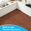 image:imageArt3d Wood Textured ClickLock SPC Floor Tiles 24Pack 24x6 Inch Vinyl Floor Planks Waterproof Flooring for Living Room Kitchen Basement Ideal for New Home Buyers amp Future Movers Ash BrownCoffee Oak