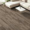 image:imageArt3d Wood Textured ClickLock SPC Floor Tiles 24Pack 24x6 Inch Vinyl Floor Planks Waterproof Flooring for Living Room Kitchen Basement Ideal for New Home Buyers amp Future Movers Ash BrownVintage Brown Oak